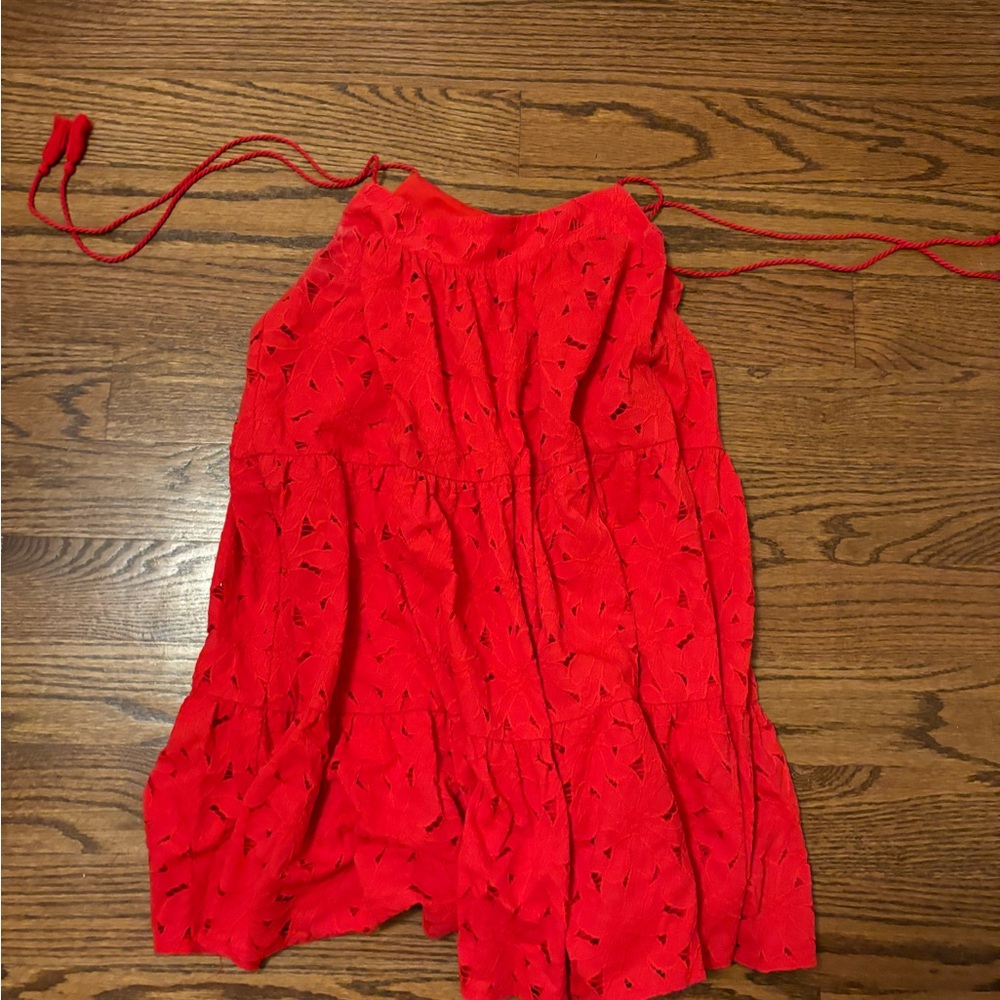 Altar'd State Vibrant Red Dress